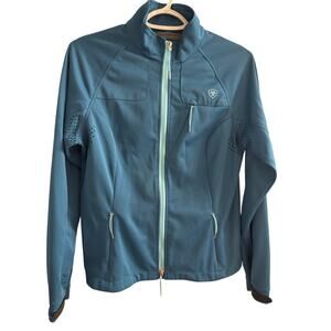 Ariat Full Zip Women's Turquoise Western Riding Jacket Size Small/Medium